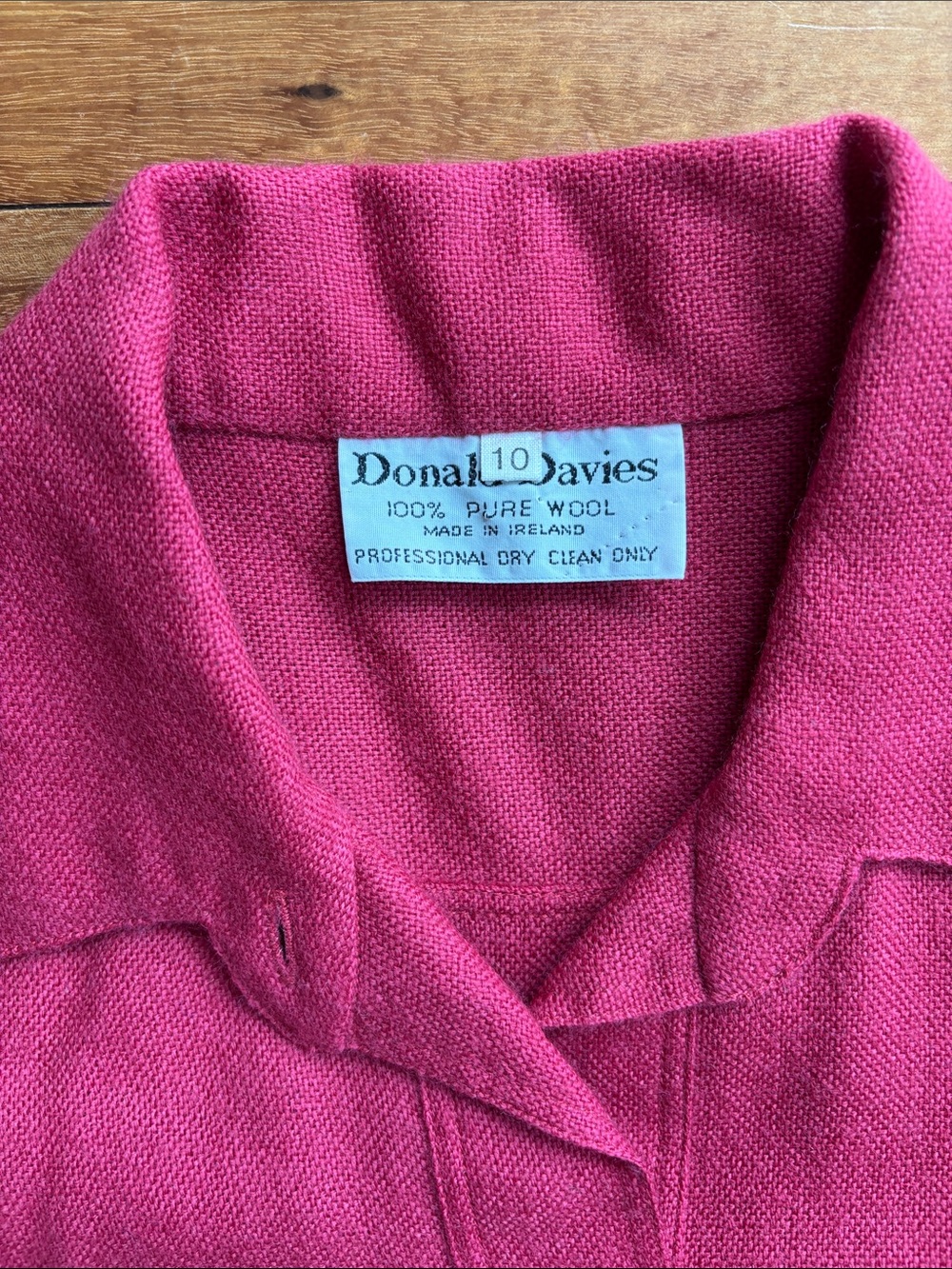 Vintage Irish wool dress - Picture 3 of 6